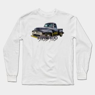 1955 Ford F100 Pickup Truck Long Sleeve T-Shirt